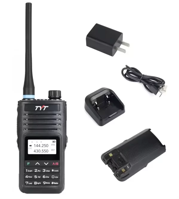 TYT TH-UV99 Ultra High Power 10W IP68 Waterproof Ham Radio VHF UHF Dual Frequency TYPE-C charging