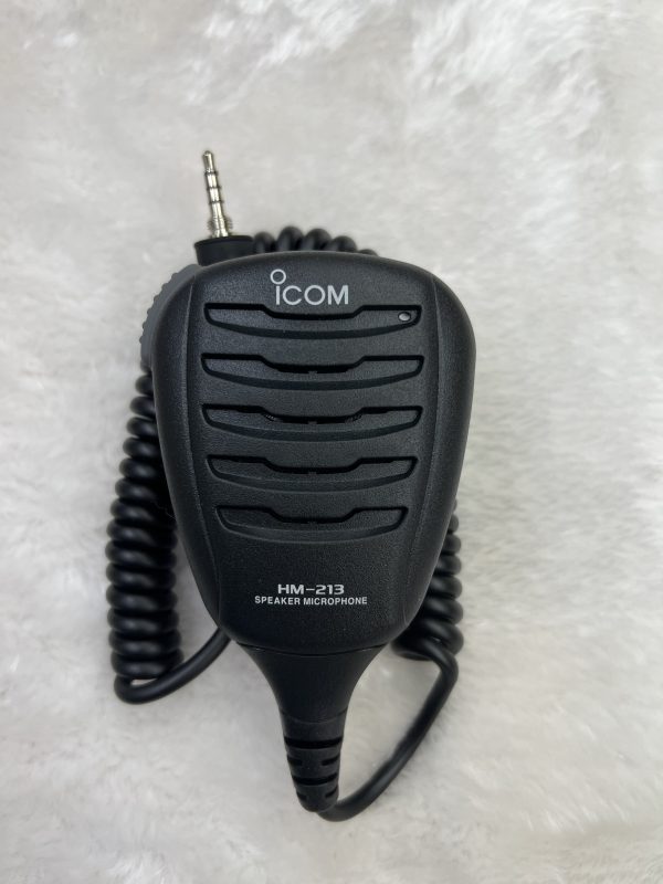 ICOM HM-213 Handheld PTT Mic Speaker Microphone for IC-M25/IC-M37 Portable Radio