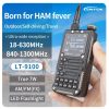 LINTON  LT9100 Dual Band High Power Ultra Wide Frequency 18-630 840-1300MHz Portable 2 ways Radio