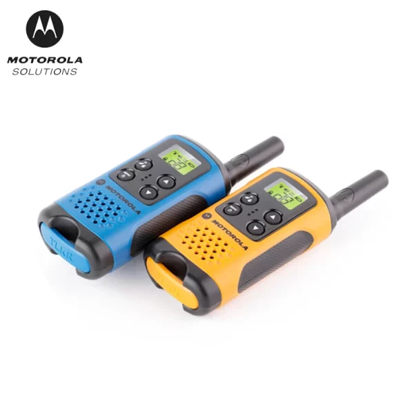 2pcs/pair Motorola TLKR-T40 LCD display 8 channels up to 4 km Range Mini Portable Walkie Talkie - Image 4