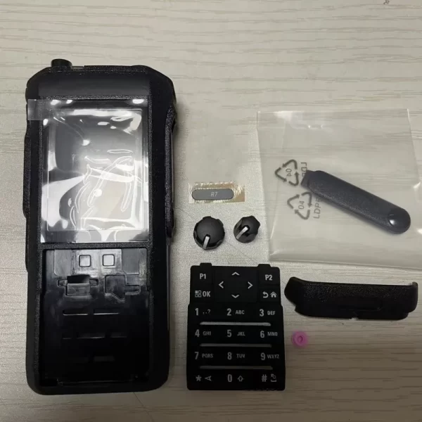 Motorola R7 Portable Radio Accessories Replacement Housing Cover Case Kit with Keypad 