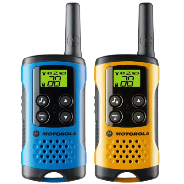 2pcs/pair Motorola TLKR-T40 LCD display 8 channels up to 4 km Range Mini Portable Walkie Talkie - Image 2