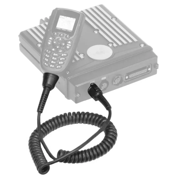 Walkie Talkie 10ft Coiled Cable Replacement PMLN4961A PMLN4961CS for PMUN1034G PMUN1034 Motorola O3 Control Head - Image 6