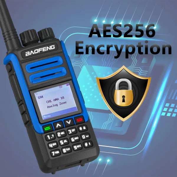 Baofeng DR-1802U DMR Portable Radio Advanced AES256 Encryption 2200mah 1024 Channel UHF 400-470MHZ Long Range Digital Walkie Talkie - Image 3