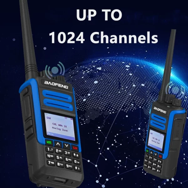 Baofeng DR-1802U DMR Portable Radio Advanced AES256 Encryption 2200mah 1024 Channel UHF 400-470MHZ Long Range Digital Walkie Talkie - Image 5