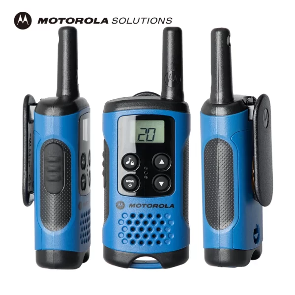 2pcs/pair Motorola TLKR-T40 LCD display 8 channels up to 4 km Range Mini Portable Walkie Talkie - Image 5