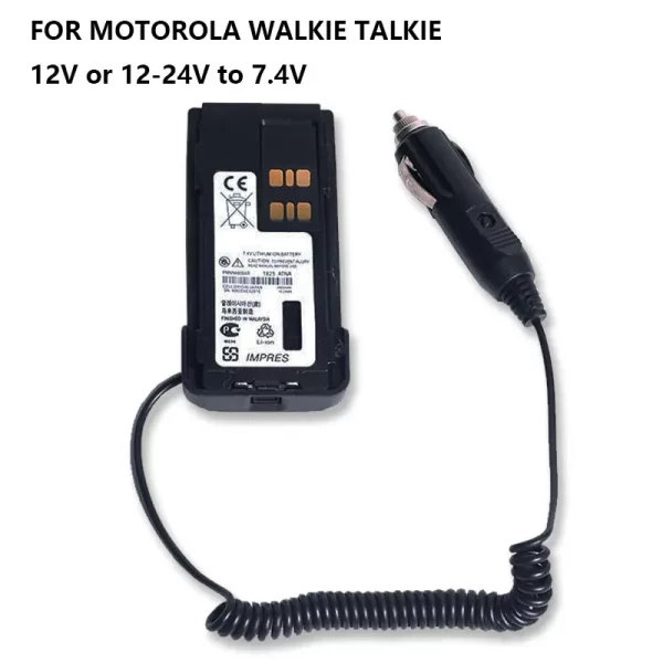 Motorola DP4801e walkie talkie Battery Eliminator Car Charger For motorola DP2600e APX900 CIGARETTE LIGHTER