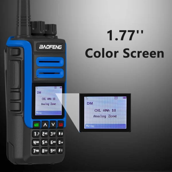 Baofeng DR-1802U DMR Portable Radio Advanced AES256 Encryption 2200mah 1024 Channel UHF 400-470MHZ Long Range Digital Walkie Talkie - Image 4