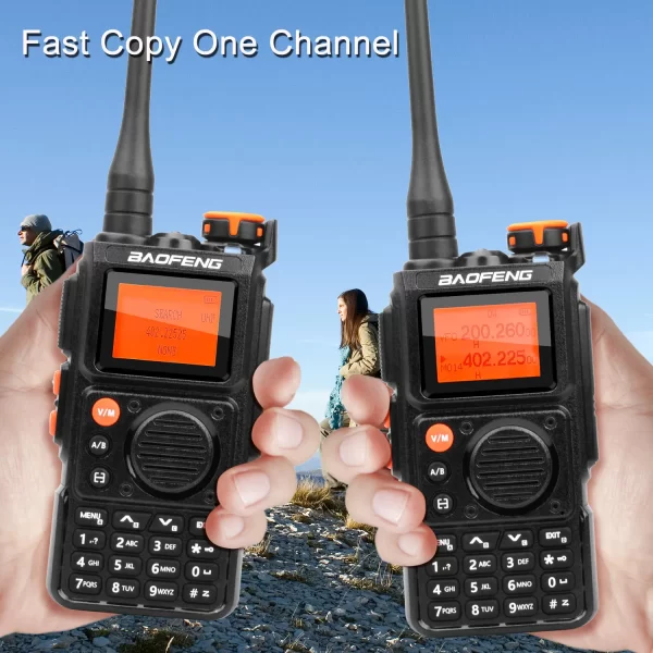 Baofeng K6 Ham Two way Radios 2M 70CM Air Band VHF UHF Dual Wait Multi-Band Wireless Frequency Copy Noise Cancellation 999Ch FM - Image 4