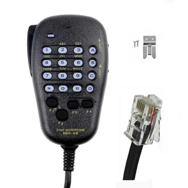MH-48 MH-48A6J DTMF Microphone for YAESU Transceiver FTM-3100 FTM-3200D FTM-100D FTM-400DR/XDR FTM-7250D FT-2980R Mobile Radios