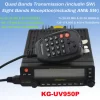 Wouxun KG UV950P CB Car Radio Station Free Shipping Quad Bands Transmission Eight Bands  Reception - Image 6