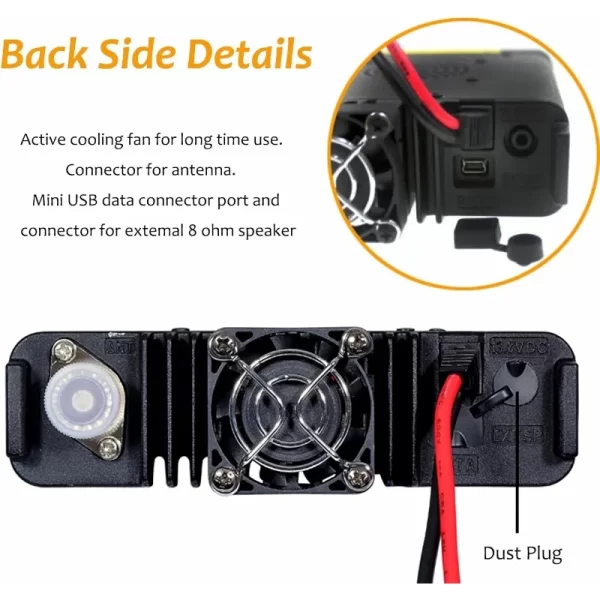 TYT TH-9800D Quad Band Vehicle Mobile Radio - Image 3