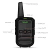 10PCS WLN KD-C52 Mini Handheld Transceiver UHF400-470MHz Two Way Radio 16CH Walkie Talkie KD-C51 Upgraded - Image 4