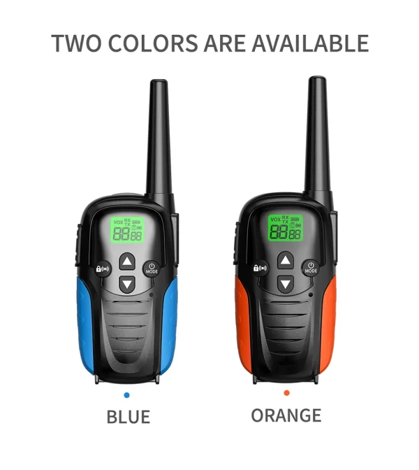 2PCS Kids Walkie Talkie Portable Outdoor Children Two Way Radio 6KM Receiver Walkie-Talkie Radio Comunicador Toys For Boys Girls - Image 5