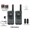 Motorola T200 T200TP Waterproof Rechargeable Portable handheld Two-Way Radio walkie talkie charger FOR Talkabout two way radio - Image 6