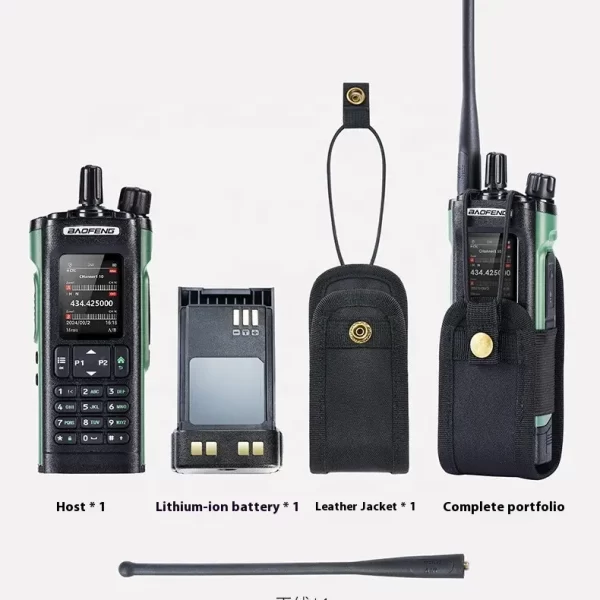 Baofeng UV-32 Multi band AM FM UHF VHF 10W GPS One-Click Frequency Long Range Bluetooth APP read-write frequency - Image 3