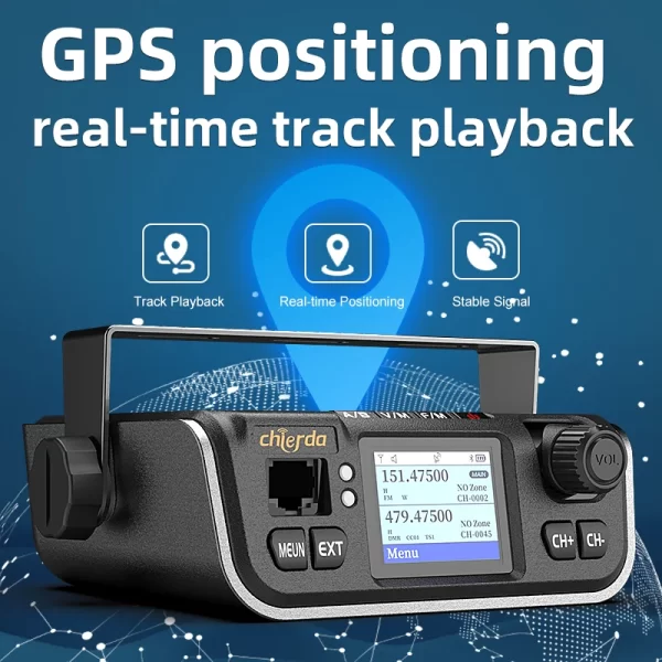 Chierda M520D GPS 25W DMR Digital Car Radio - Image 3