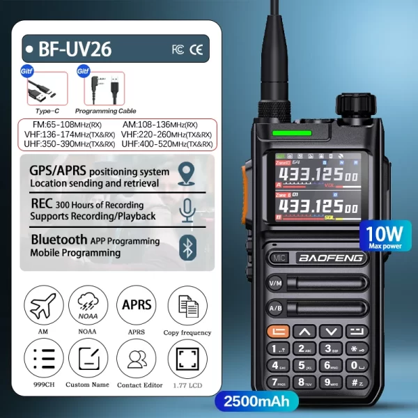 Baofeng UV26 Ham Two way Radio