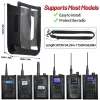 Walkie Talkie Nylon Radio Case Baofeng UV-5RH UV-21R Outdoor Pouch Pocket For Quansheng UV-K5 Plus Holster Molle Radio Pouch - Image 2