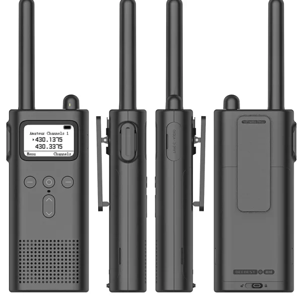2025 new A218 Pro FM FRS GMRS uhf small thin Amateur radio 1.6-inch LCD VOX support APP writing bluetooth headphone for Xiaomi mijia wallkie talkie - Image 6