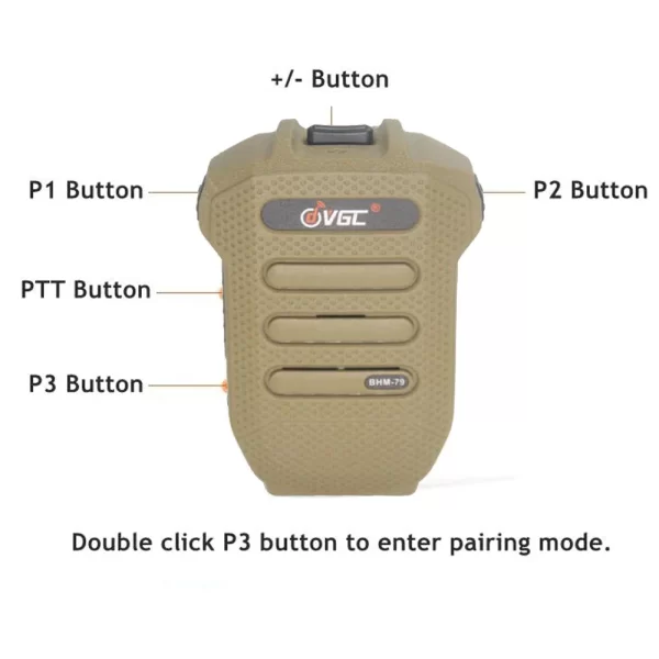 BHM-79 Bluetooth Wireless Walkie Talkie Microphone Lightweight Handheld Wireless Microphone For VR-N7500 VR-N75 VR-N76 VR-N65 - Image 5