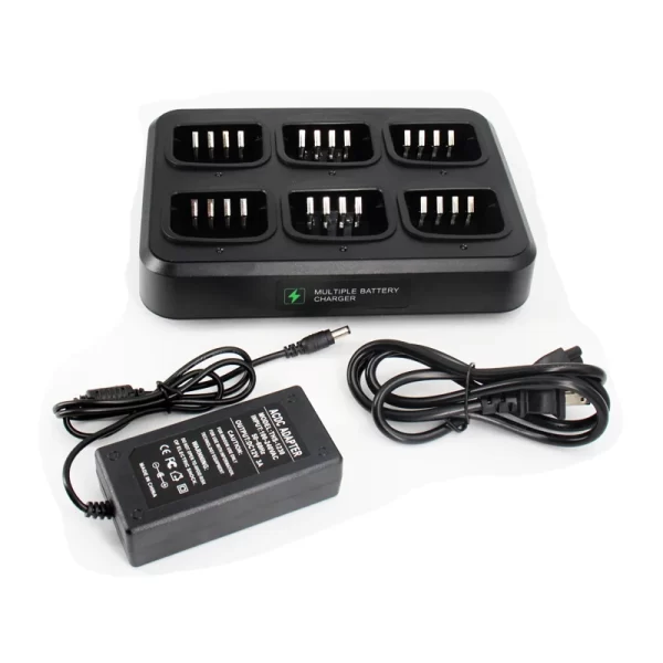 KSC-356 6-Unit Multi-Charger For Kenwood KNB-45L NX240 NX340 TK2000 TK2402 TK3400 TK-2212L TK3207 TKU100 TK3402 two way radios - Image 4