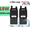 2025 hunting 18w walkie talkie 10km Baofeng BF-UVF10 ham radio comunicador professional long range dual band cb comunicacion