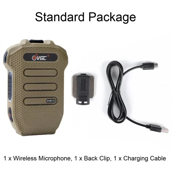 BHM-79 Bluetooth Wireless Walkie Talkie Microphone Lightweight Handheld Wireless Microphone For VR-N7500 VR-N75 VR-N76 VR-N65 - Image 6