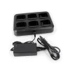 KSC-356 6-Unit Multi-Charger For Kenwood KNB-45L NX240 NX340 TK2000 TK2402 TK3400 TK-2212L TK3207 TKU100 TK3402 two way radios