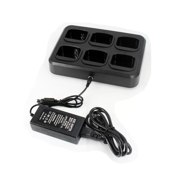 KSC-356 6-Unit Multi-Charger For Kenwood KNB-45L NX240 NX340 TK2000 TK2402 TK3400 TK-2212L TK3207 TKU100 TK3402 two way radios - Image 3