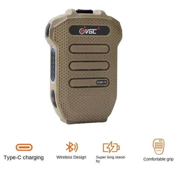 BHM-79 Bluetooth Wireless Walkie Talkie Microphone Lightweight Handheld Wireless Microphone For VR-N7500 VR-N75 VR-N76 VR-N65 - Image 2