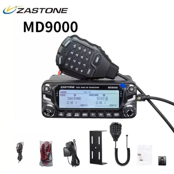 Zastone MD9000 upgraded NEW 50W Dual Band DMR Car Radio Digital Mobile FM Transceiver AES256 Bluetooth APRS GPS  - Image 3