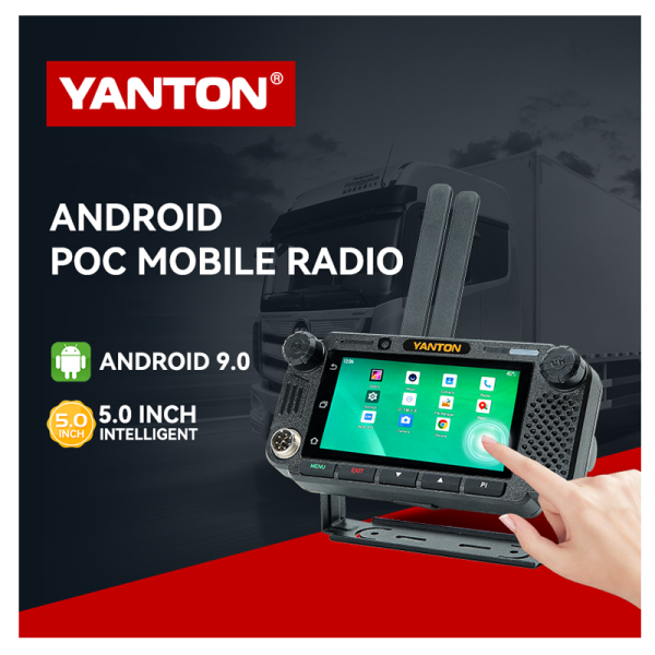 YANTON TM-7600 Professional PTT Radio 4G LTE 3G WCDMA GSM IP Network POC Mobile Car Radio Walkie Talkie With GPS