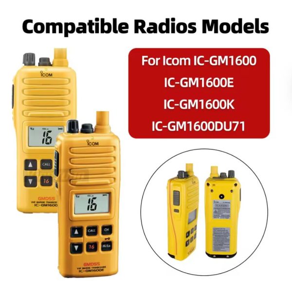 NEW 9.0V 3000mAh ICOM BP-234 Disposable Reserve Battery for Icom IC-GM1600, IC-GM1600E, IC-GM1600K GM1600DU71 Two Way Radios - Image 2