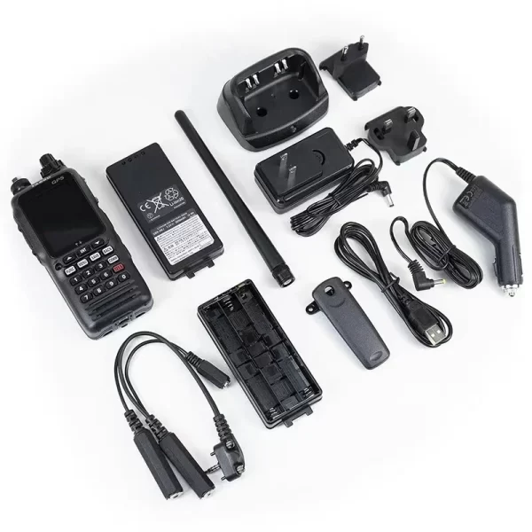 New YAESU Original Portable Aviation Radio FTA-850L, 2.4" Large Color Screen, 6W HAM Power Ham Walkie Talkie - Image 2