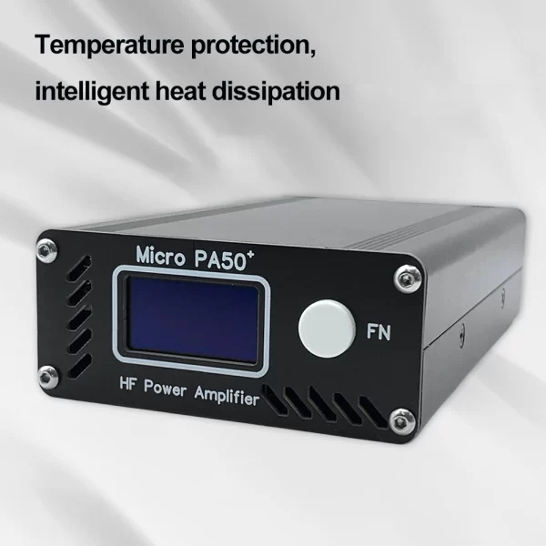 New Micro PA50+ (PA50 Plus) 50W 3.5MHz-28.5MHz 1.3inch OLED Screen Intelligent Shortwave HF Power Amplifier SWR Meter LPF Filter - Image 5