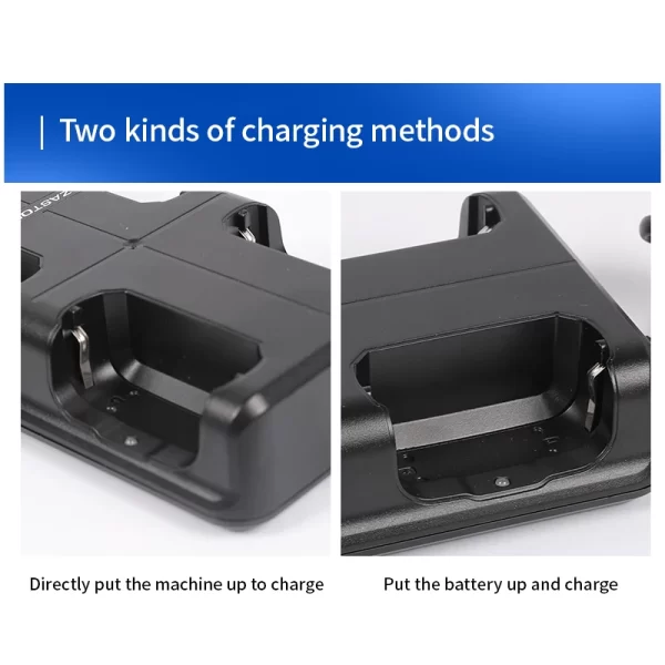Zastone X6 portable Radio Six way Charger Battery Multiple Charger Double Row Universal WLN KD-C1 KD-C2 Battery Walkie Talkie 6 in 1 Charger - Image 4