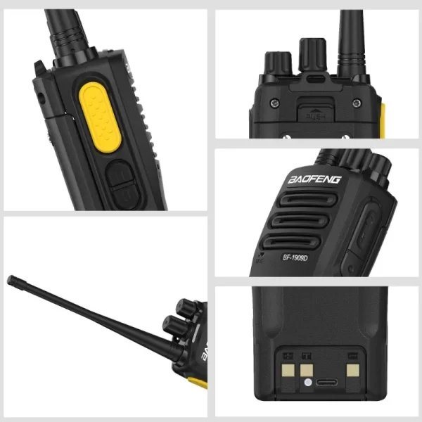 Baofeng BF-1909D Walkie Talkie High Power Clear Sound Noise Reduction Long Range Type-C Charger Two Way Radio Updated of BF-1909 - Image 6