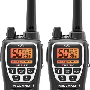 2pcs/lot Midland GXT3000 GMRS Portable Radio Free Shipping