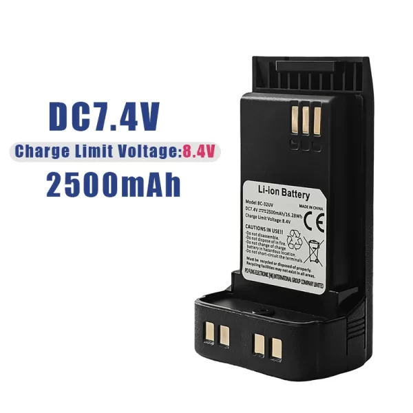 Baofeng DM-32 UV-32 Spare Battery 2200mAh BC-32UV Batteries For DMR DM-32 / DM-32UV / UV-32 - Image 3