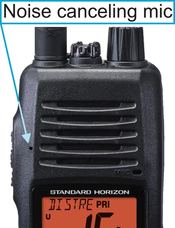 Standard Horizon HX400IS Intrinsically Safe 5W Handheld VHF Radio - Image 2