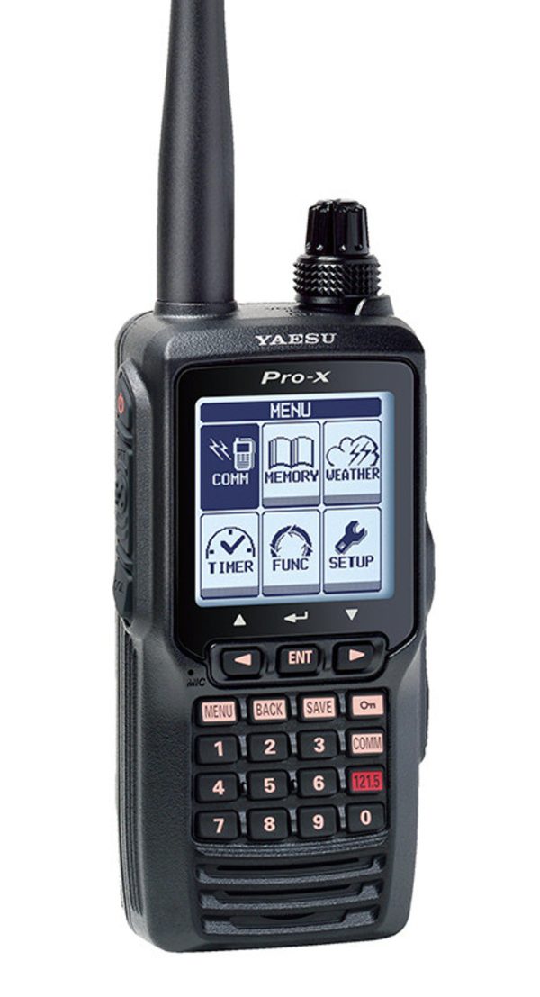 Yaesu FTA-550L Airband Portable Transceiver w/ILS (Localizer) & VOR Navigation