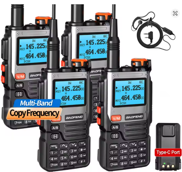 4pcs/lot BAOFENG K61 Handheld Ham Radio Free Shipping - Image 6