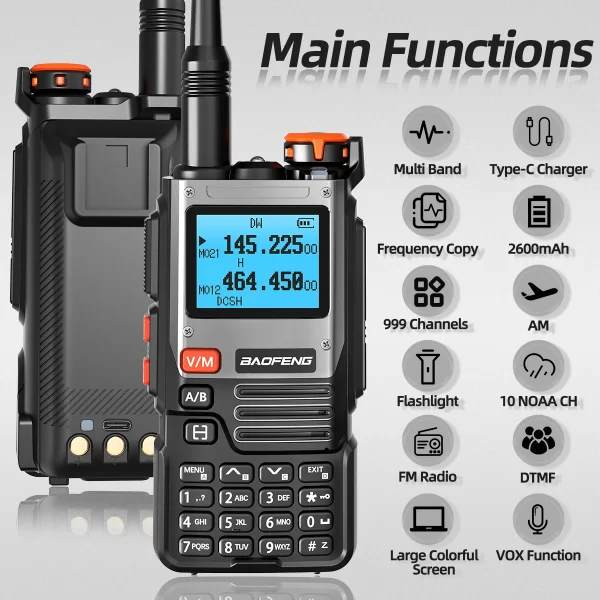 4pcs/lot BAOFENG K61 Handheld Ham Radio Free Shipping - Image 2