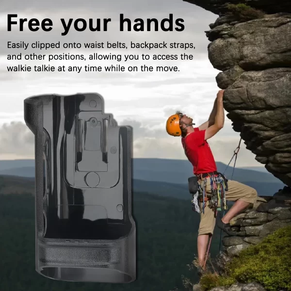 Walkie Talkie Clip Holster Carry Case Fit Motorola APX6000 APX8000 PMLN5709 PMLN5709A Holder Case Belt Clip Ham Two Way Radio - Image 5