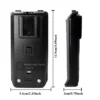 Quansheng TK11(5) Radio Battery Back Clip 2500mAh Type-C Charging - Image 4