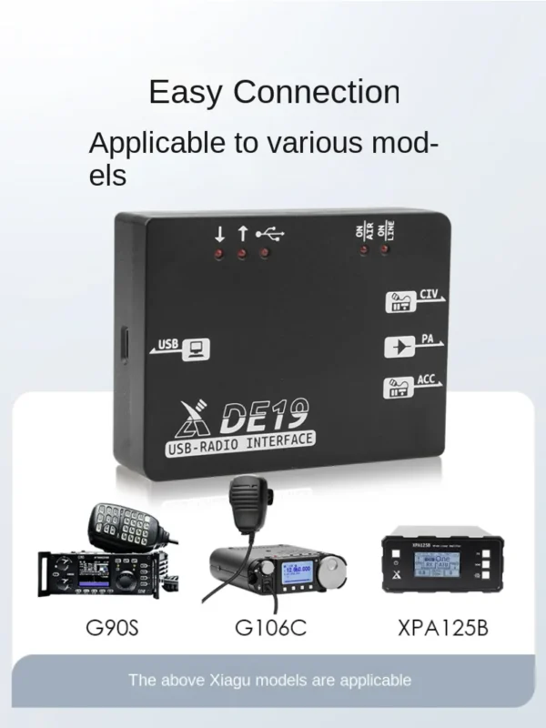 Xiegu DE-19 External Expansion Adapter Matching G90 G106 and XPA125B for XIEGU Transceiver - Image 3