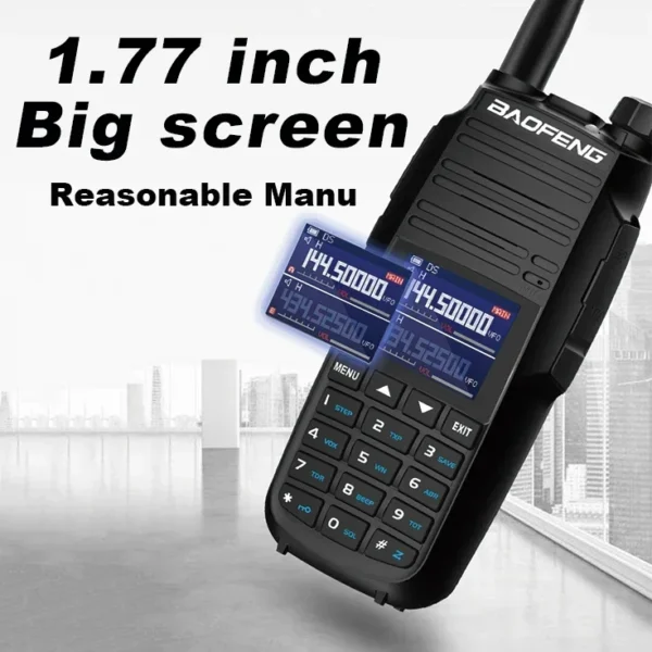 Baofeng UV-29 Pro Max Walkie Talkie NOAA 999 Channel Two Way Radio Long Range Type-C Charging Display Radio - Image 2