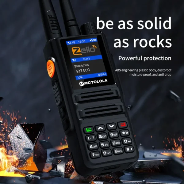 Analog Network Radio Dual Mode Walkie Talkie Zello Global POC UHF/VHF Bluetooth WiFi 2G 3G 4G Sim Card Android Radio - Image 6