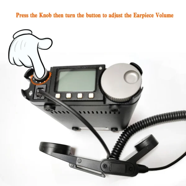 Handheld Microphone Emergency Communication Microphone for Xiegu G106 G106C Short Wave HF Transceiver Radio Moving Coil Microphone - Image 5